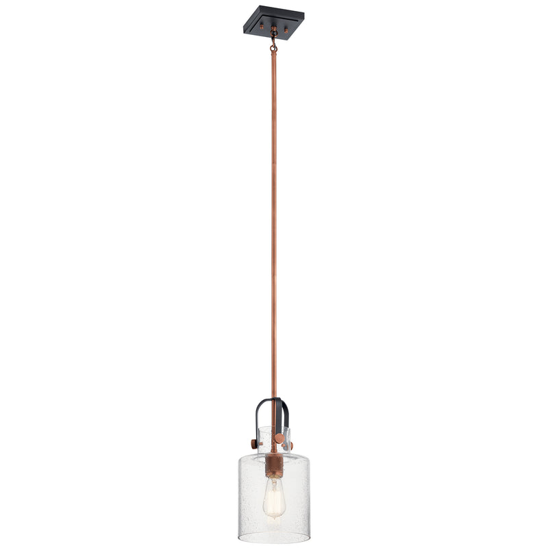 Kichler 52035ACO One Light Pendant, Antique Copper Finish - LightingWellCo