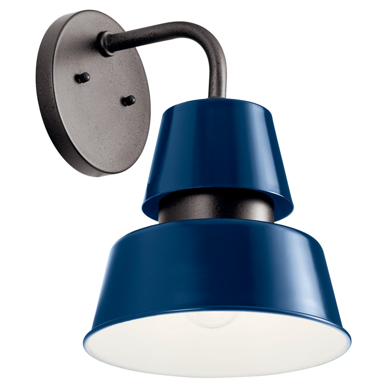 Kichler 59002CBL One Light Outdoor Wall Mount, Catalina Blue Finish - LightingWellCo