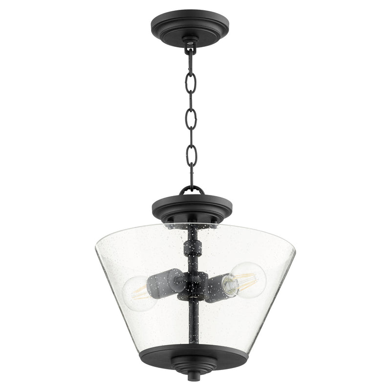 Quorum 3609-13-69 Two Light Dual Mount, Black Finish - LightingWellCo