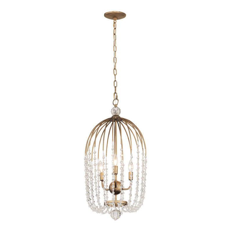 Varaluz 343F03HG Three Light Pendant, Havana Gold Finish - LightingWellCo