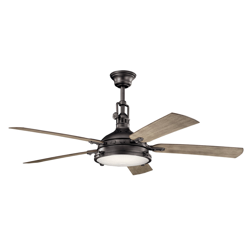 Kichler 310017AVI 60``Ceiling Fan, Anvil Iron Finish - LightingWellCo