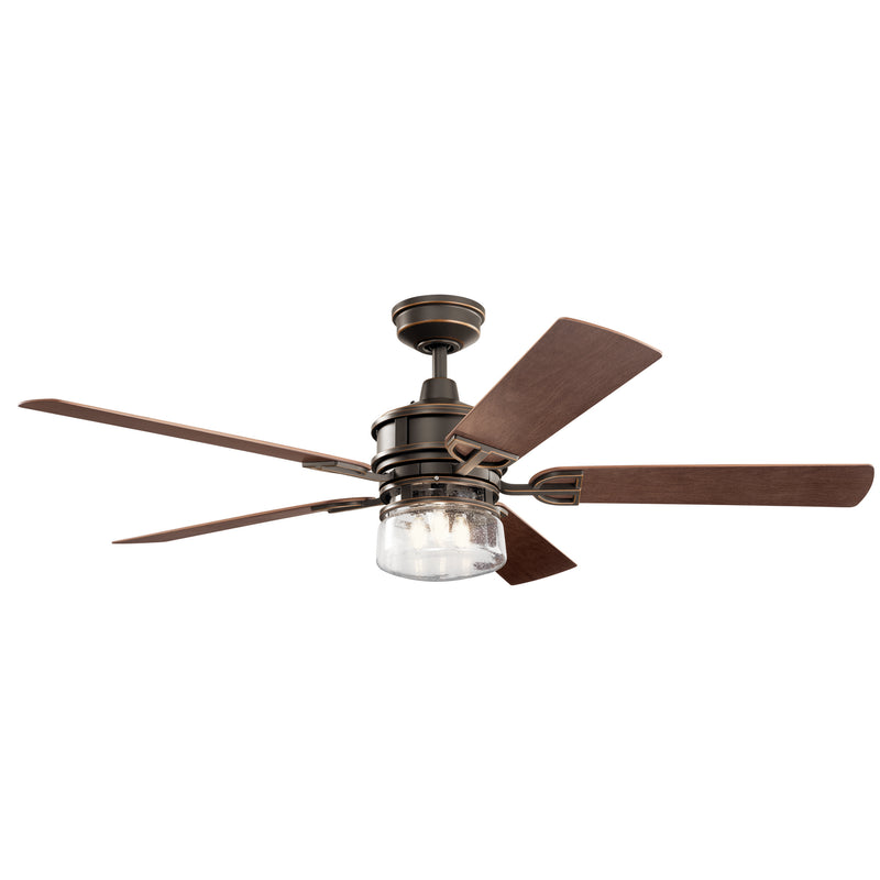 Kichler 310240OZ 60``Ceiling Fan, Olde Bronze Finish - LightingWellCo