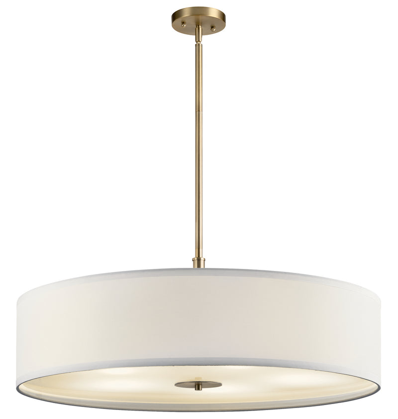 Kichler 42196CLZ Five Light Pendant, Classic Bronze Finish - LightingWellCo