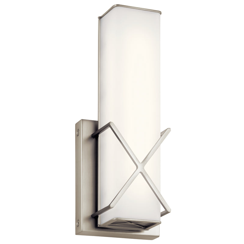 Kichler 45656NILED LED Wall Sconce, Brushed Nickel Finish - LightingWellCo