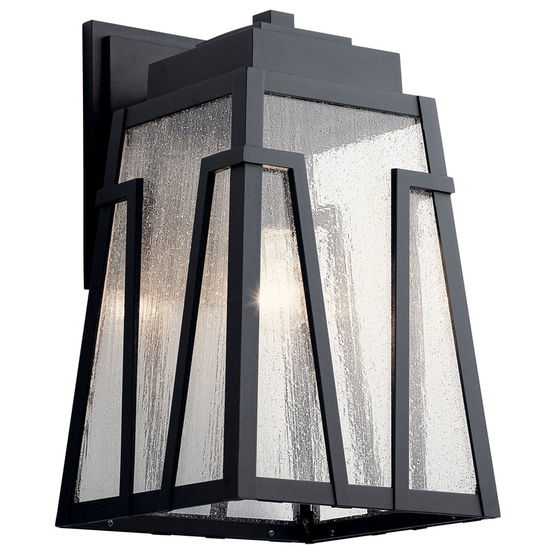 Kichler 49902BKT One Light Outdoor Wall Mount, Textured Black Finish - LightingWellCo