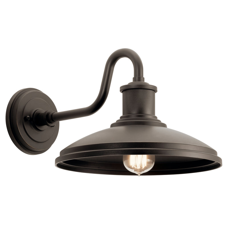 Kichler 49980OZ One Light Outdoor Wall Mount, Olde Bronze Finish - LightingWellCo