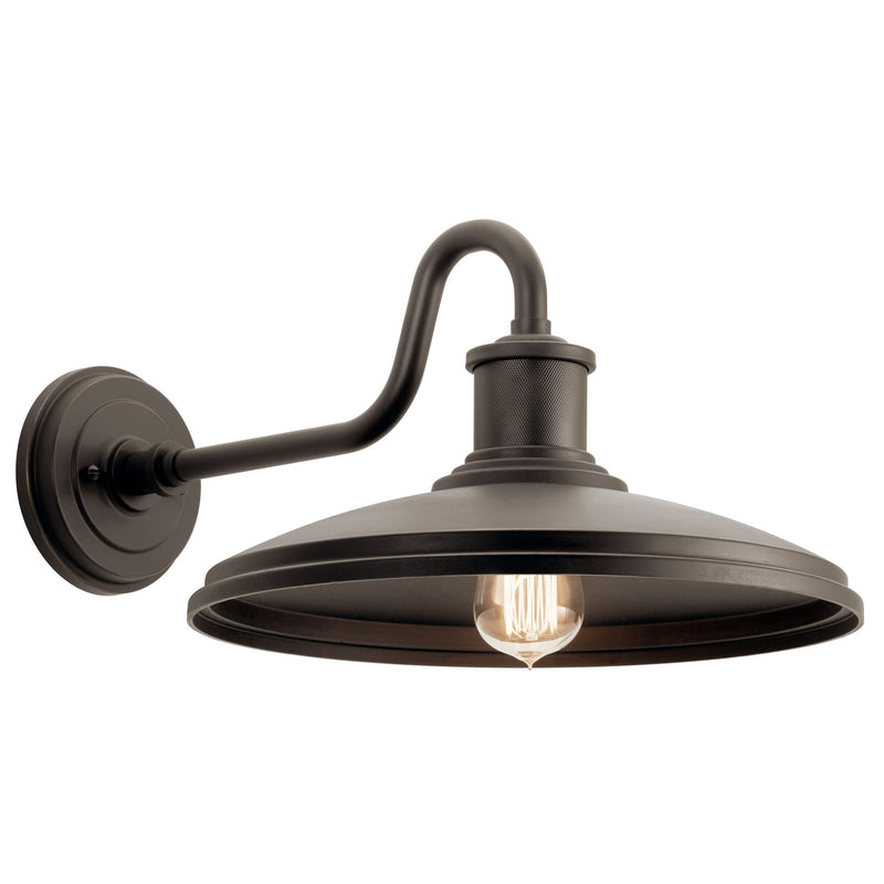 Kichler 49981OZ One Light Outdoor Wall Mount, Olde Bronze Finish - LightingWellCo