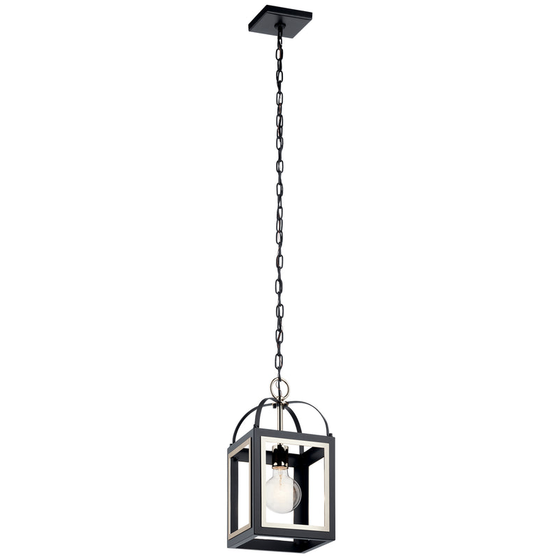 Kichler 52030BK One Light Pendant, Black Finish - LightingWellCo