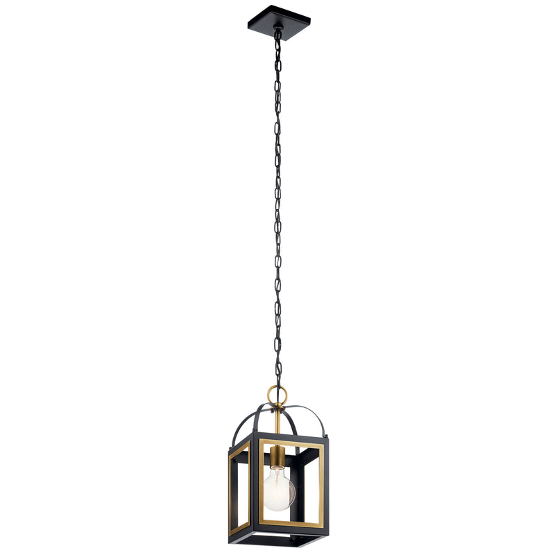 Kichler 52030BKNBR One Light Pendant, Black Finish - LightingWellCo