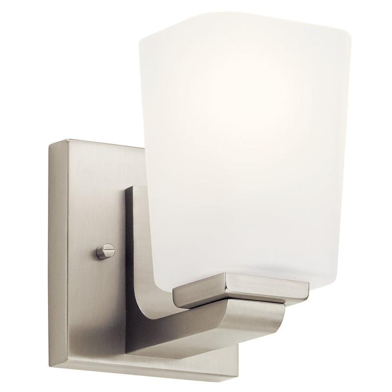 Kichler 55015NI One Light Wall Sconce, Brushed Nickel Finish - LightingWellCo