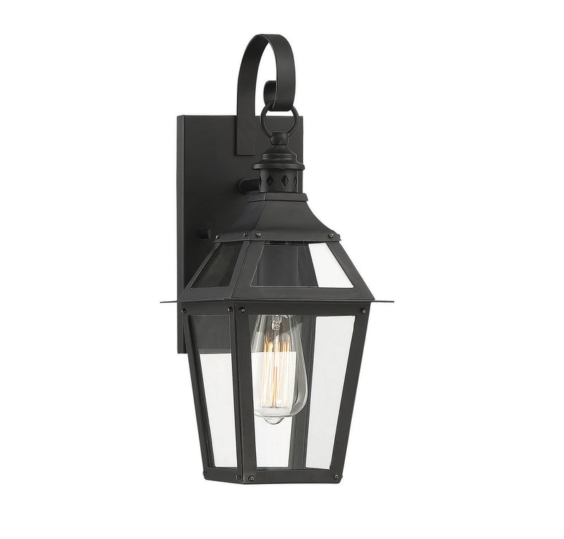 Savoy House 5-720-153 One Light Wall Sconce, Black With Gold Highlighted Finish LightingWellCo