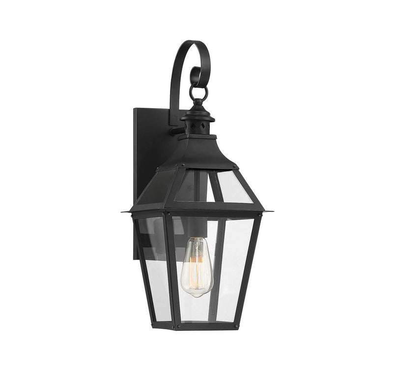 Savoy House 5-721-153 One Light Wall Sconce, Black With Gold Highlighted Finish LightingWellCo