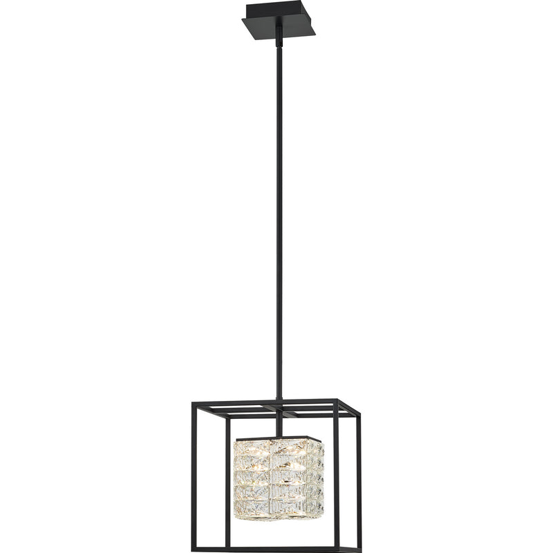 Quoizel PCDZ2812MBK LED Pendant, Matte Black Finish - LightingWellCo