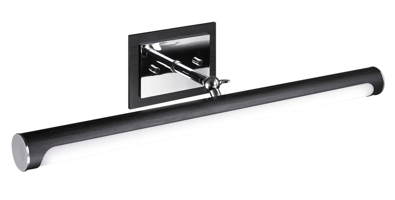 Matteo Lighting S08623OBCH LED Vanity Light, Oxidized Black & Chrome Finish - LightingWellCo