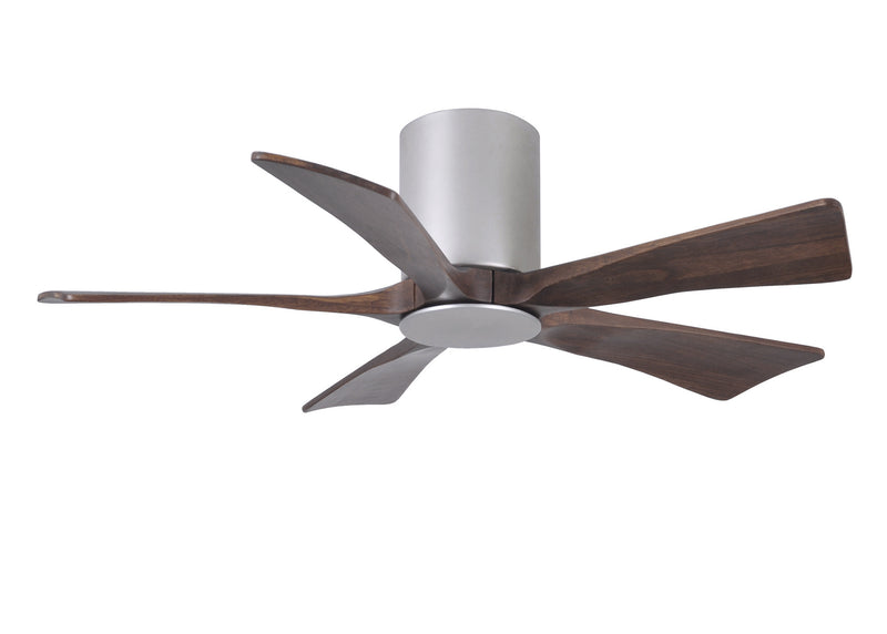 Matthews Fan Company Irene IR5HLK-BN-WA-42 42``Ceiling Fan, Brushed Nickel Finish - LightingWellCo