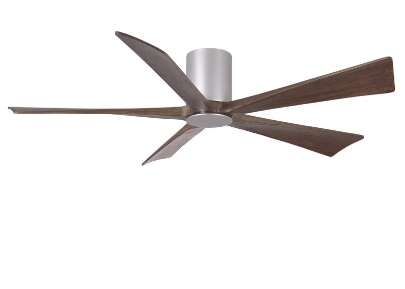 Matthews Fan Company Irene IR5HLK-BN-WA-60 60``Ceiling Fan, Brushed Nickel Finish - LightingWellCo