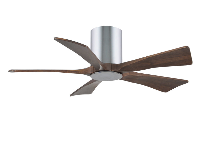 Matthews Fan Company Irene IR5HLK-CR-WA-42 42``Ceiling Fan, Polished Chrome Finish - LightingWellCo