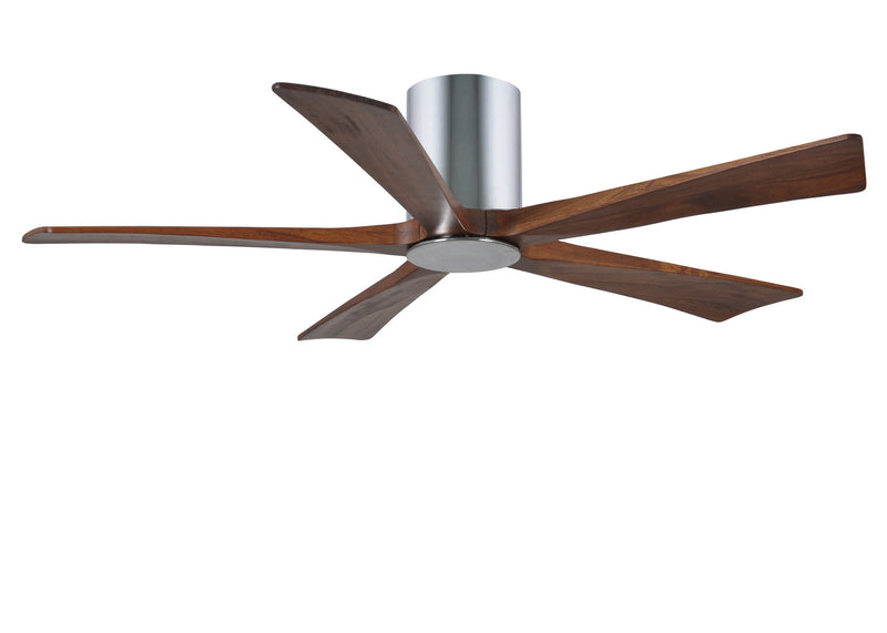 Matthews Fan Company Irene IR5HLK-CR-WA-52 52``Ceiling Fan, Polished Chrome Finish - LightingWellCo