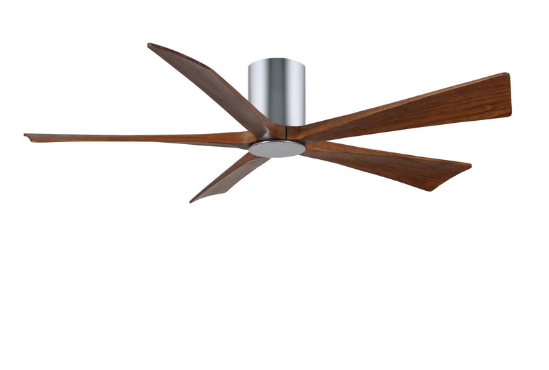 Matthews Fan Company Irene IR5HLK-CR-WA-60 60``Ceiling Fan, Polished Chrome Finish - LightingWellCo