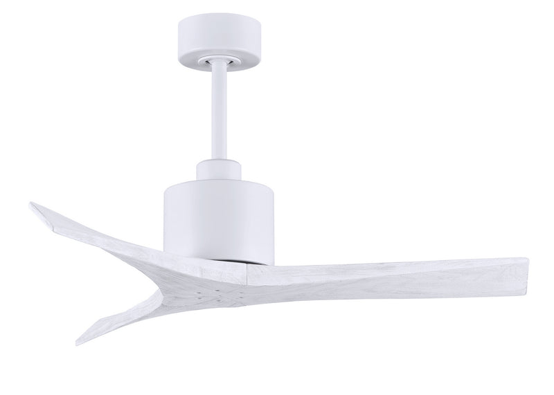 Matthews Fan Company Mollywood MW-MWH-MWH-42 42``Ceiling Fan, Matte White Finish - LightingWellCo