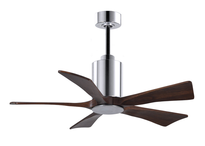 Matthews Fan Company Patricia PA5-CR-WA-42 42``Ceiling Fan, Polished Chrome Finish - LightingWellCo