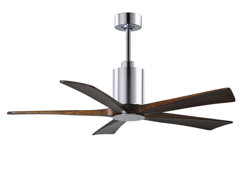 Matthews Fan Company Patricia PA5-CR-WA-52 52``Ceiling Fan, Polished Chrome Finish - LightingWellCo