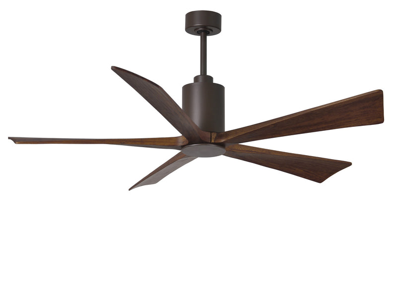 Matthews Fan Company Patricia PA5-TB-WA-60 60``Ceiling Fan, Textured Bronze Finish - LightingWellCo