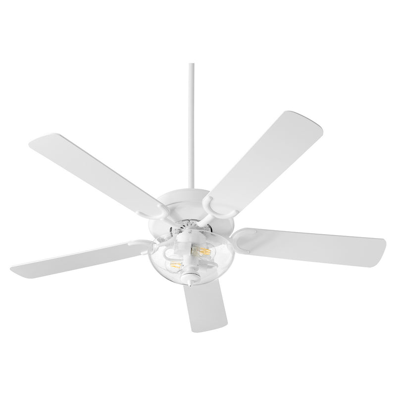 Quorum 6525-2208 52``Ceiling Fan, Studio White Finish - LightingWellCo