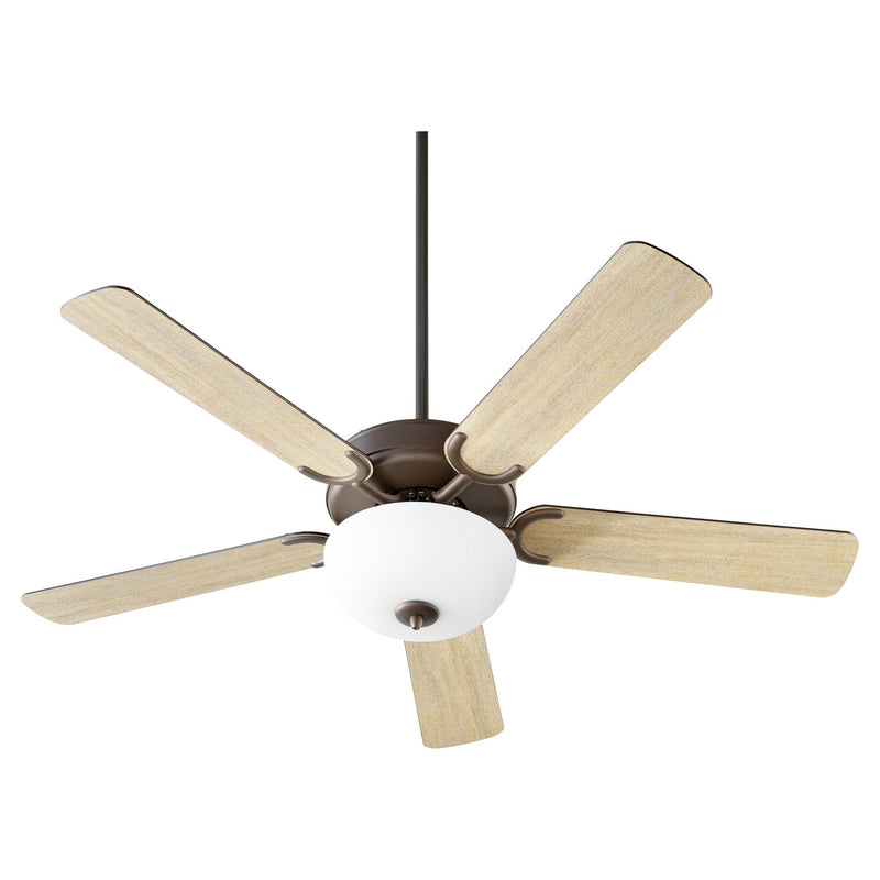 Quorum 6525-286 52``Ceiling Fan, Oiled Bronze Finish - LightingWellCo