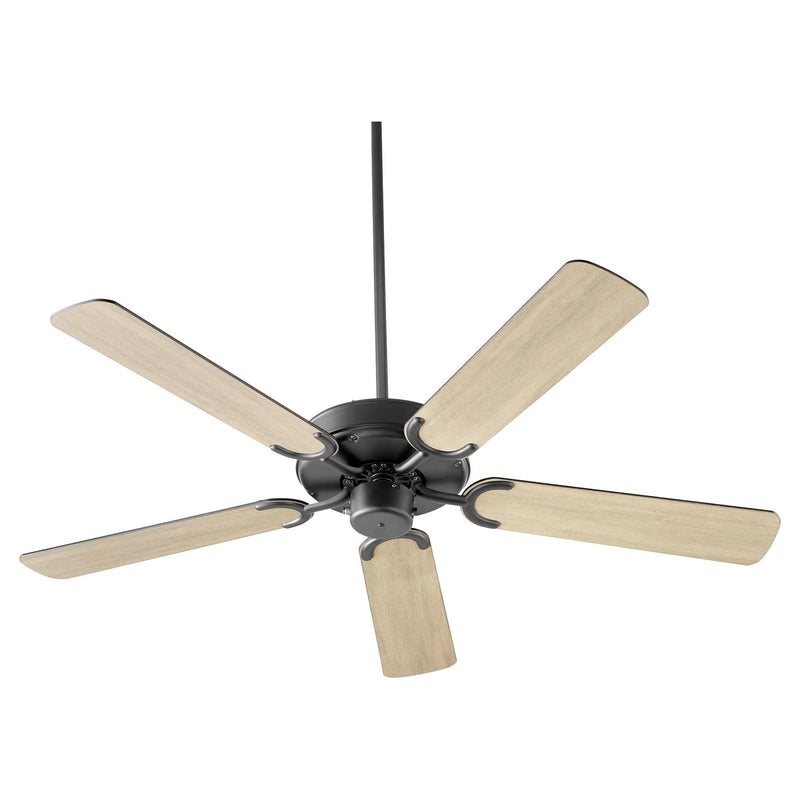 Quorum 6525-59 52``Ceiling Fan, Matte Black Finish - LightingWellCo