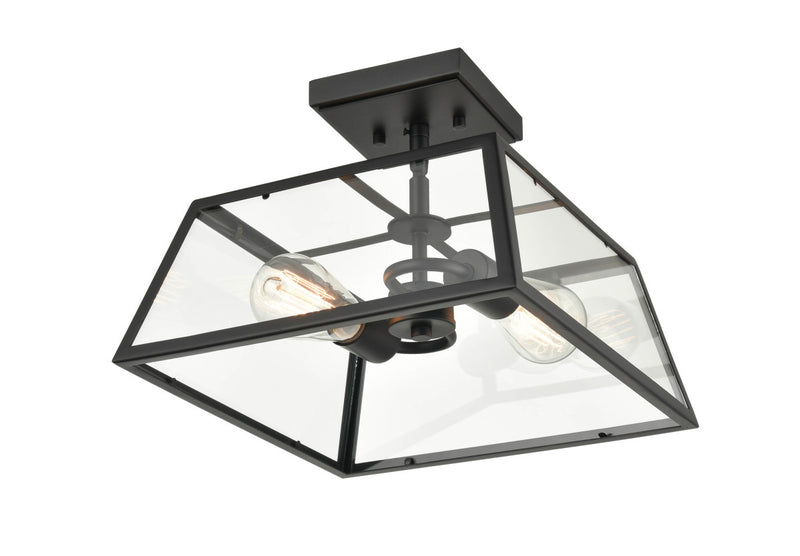 Millennium 8022-PBK Two Light Outdoor Lantern, Powder Coat Black Finish - LightingWellCo