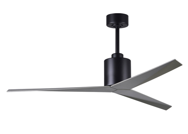 Matthews Fan Company Eliza EK-BK-BN Ceiling Fan, Matte Black Finish - LightingWellCo