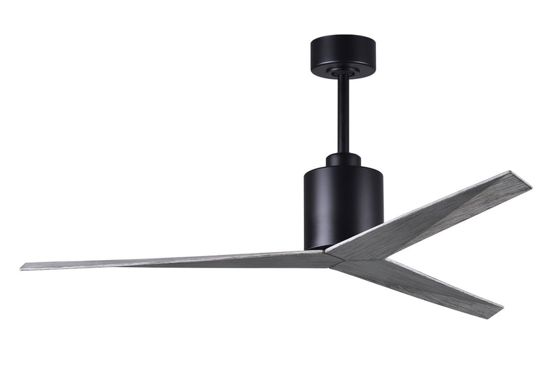 Matthews Fan Company Eliza EK-BK-BW Ceiling Fan, Matte Black Finish - LightingWellCo