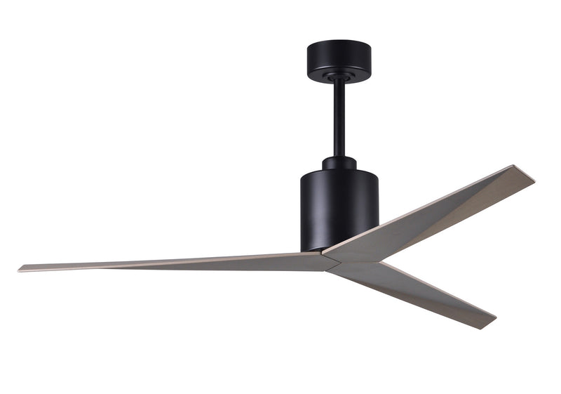 Matthews Fan Company Eliza EK-BK-GA Ceiling Fan, Matte Black Finish - LightingWellCo