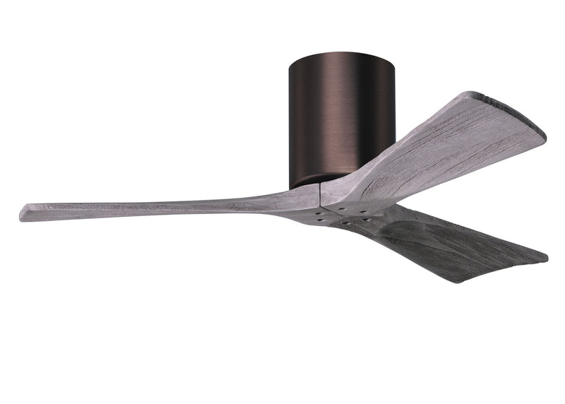 Matthews Fan Company Irene IR3H-BB-BW-42 42``Ceiling Fan, Brushed Bronze Finish - LightingWellCo