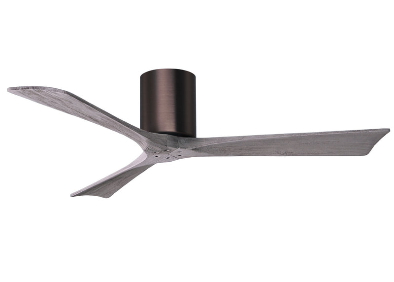 Matthews Fan Company Irene IR3H-BB-BW-52 52``Ceiling Fan, Brushed Bronze Finish - LightingWellCo