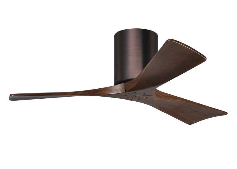 Matthews Fan Company Irene IR3H-BB-WA-42 42``Ceiling Fan, Brushed Bronze Finish - LightingWellCo