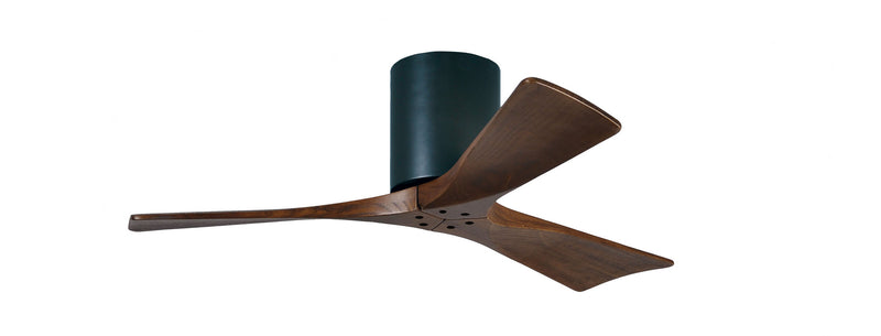 Matthews Fan Company Irene IR3H-BK-WA-42 42``Ceiling Fan, Matte Black Finish - LightingWellCo