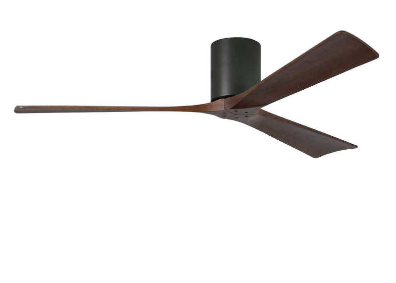 Matthews Fan Company Irene IR3H-BK-WA-60 60``Ceiling Fan, Matte Black Finish - LightingWellCo