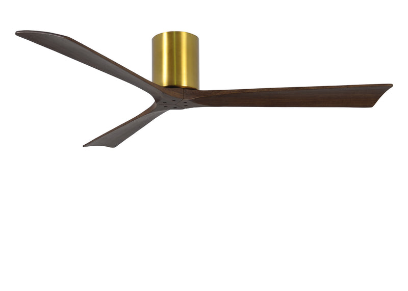 Matthews Fan Company Irene IR3H-BRBR-WA-60 60``Ceiling Fan, Brushed Brass Finish - LightingWellCo