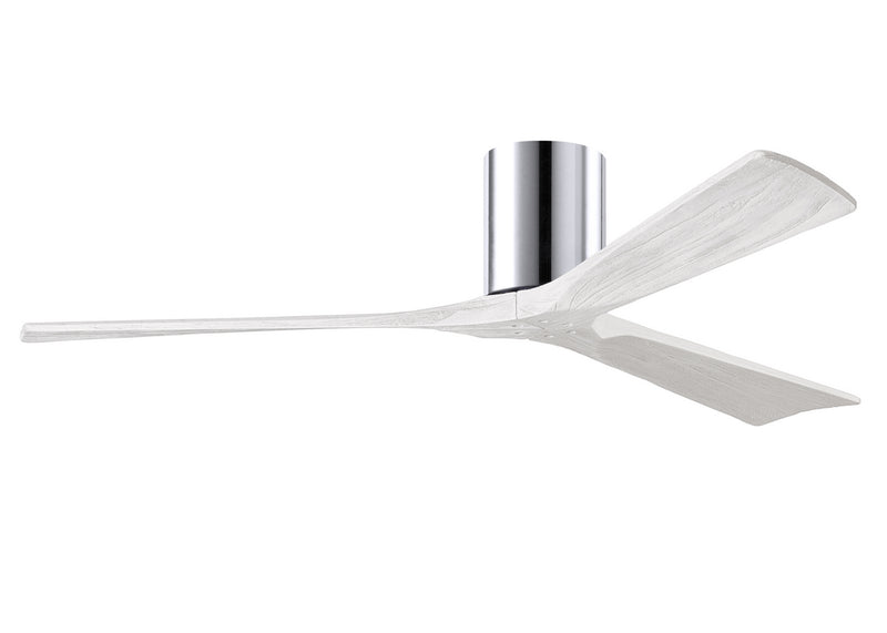 Matthews Fan Company Irene IR3H-CR-MWH-60 60``Ceiling Fan, Polished Chrome Finish - LightingWellCo