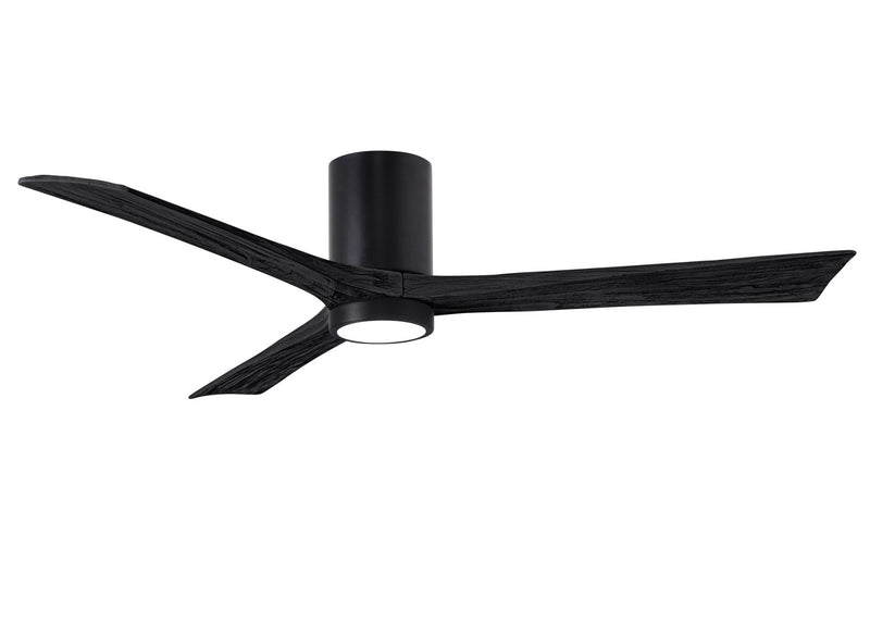 Matthews Fan Company Irene IR3HLK-BK-BK-60 60``Ceiling Fan, Matte Black Finish - LightingWellCo