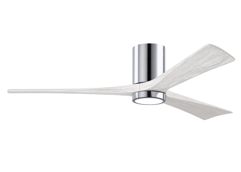 Matthews Fan Company Irene IR3HLK-CR-MWH-60 60``Ceiling Fan, Polished Chrome Finish - LightingWellCo