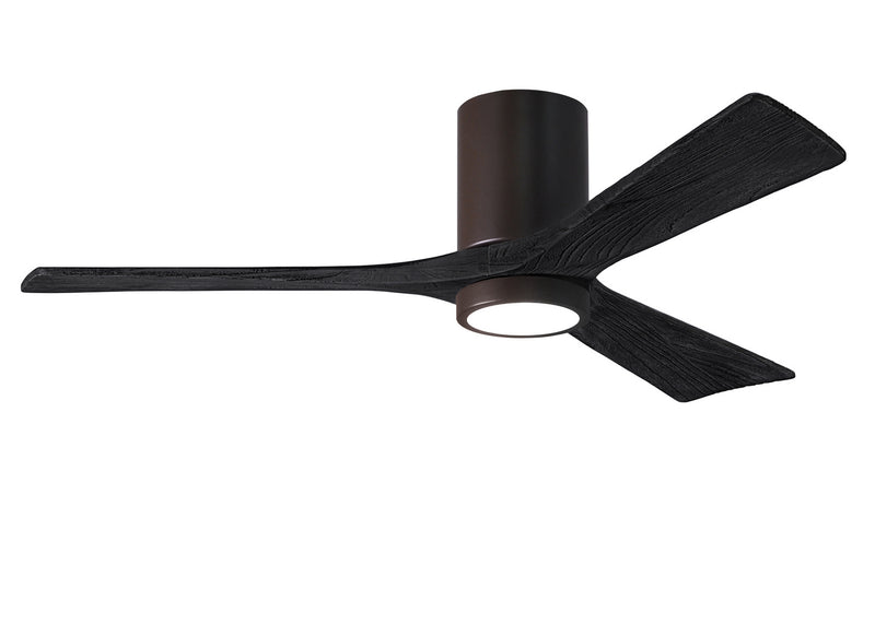 Matthews Fan Company Irene IR3HLK-TB-BK-52 52``Ceiling Fan, Textured Bronze Finish - LightingWellCo