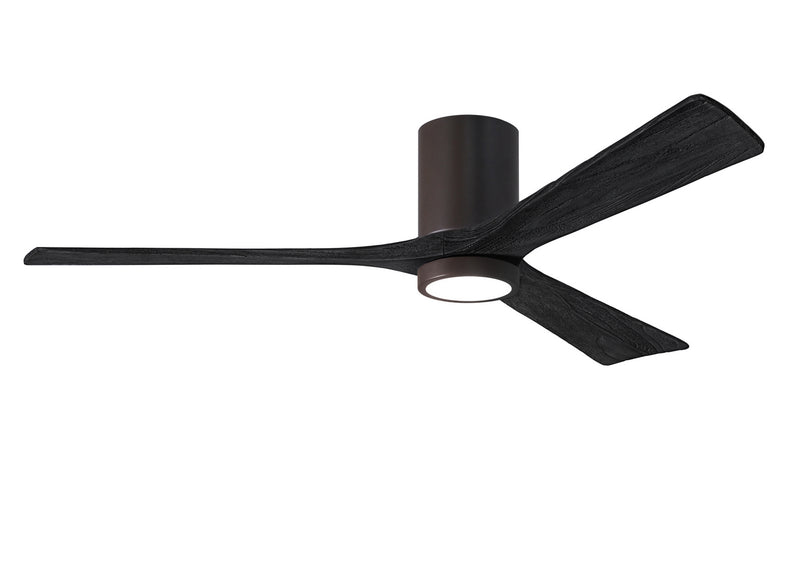 Matthews Fan Company Irene IR3HLK-TB-BK-60 60``Ceiling Fan, Textured Bronze Finish - LightingWellCo