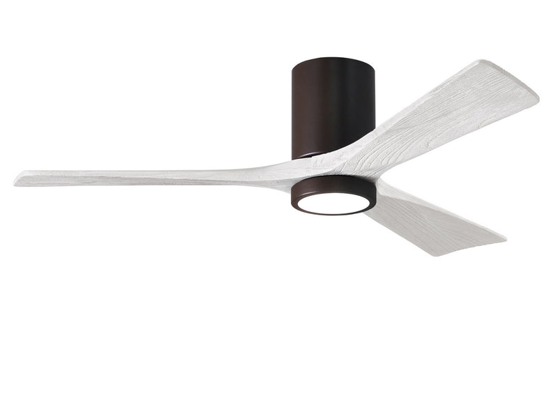 Matthews Fan Company Irene IR3HLK-TB-MWH-52 52``Ceiling Fan, Textured Bronze Finish - LightingWellCo