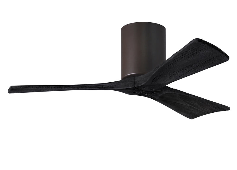 Matthews Fan Company Irene IR3H-TB-BK-42 42``Ceiling Fan, Textured Bronze Finish - LightingWellCo