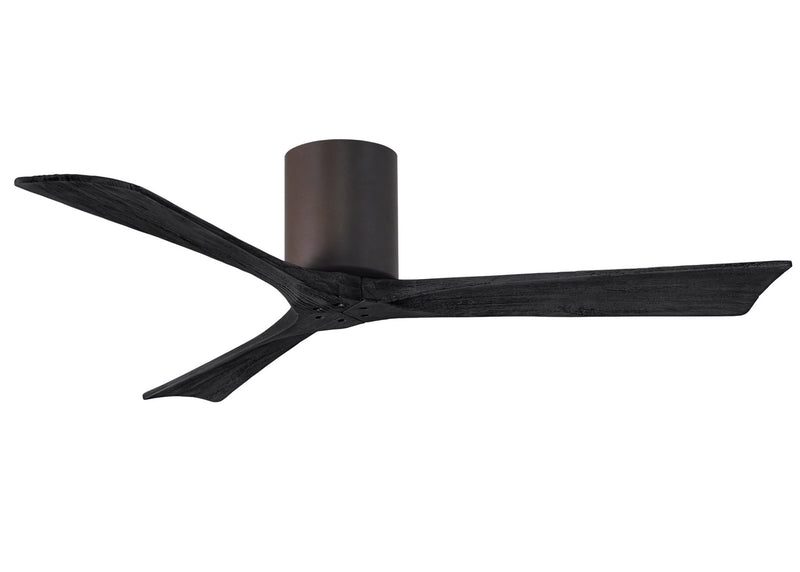 Matthews Fan Company Irene IR3H-TB-BK-52 52``Ceiling Fan, Textured Bronze Finish - LightingWellCo