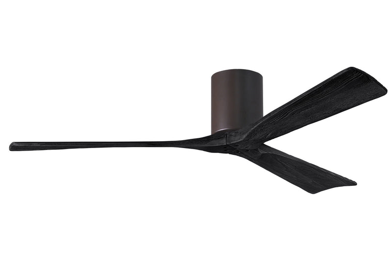 Matthews Fan Company Irene IR3H-TB-BK-60 60``Ceiling Fan, Textured Bronze Finish - LightingWellCo