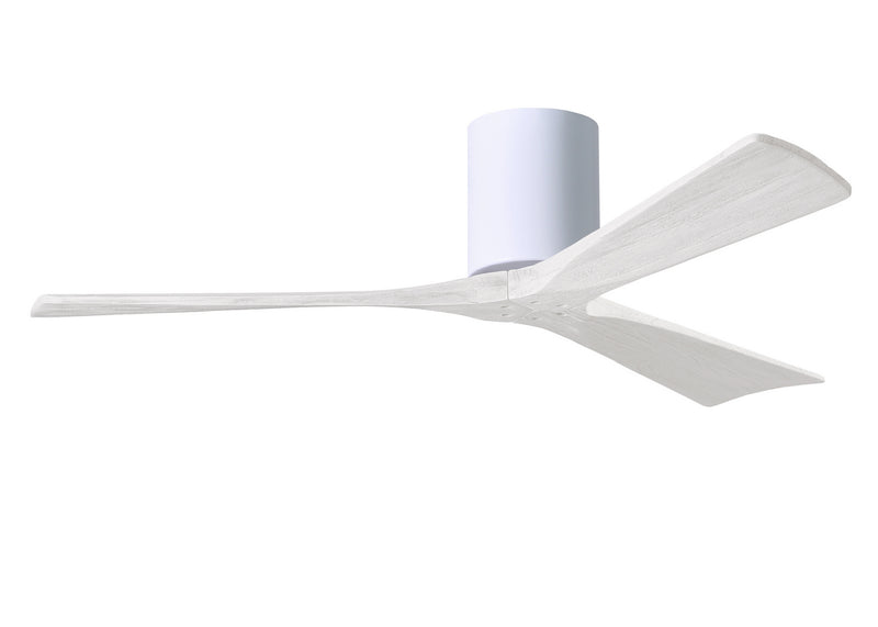 Matthews Fan Company Irene IR3H-WH-MWH-52 52``Ceiling Fan, Gloss White Finish - LightingWellCo